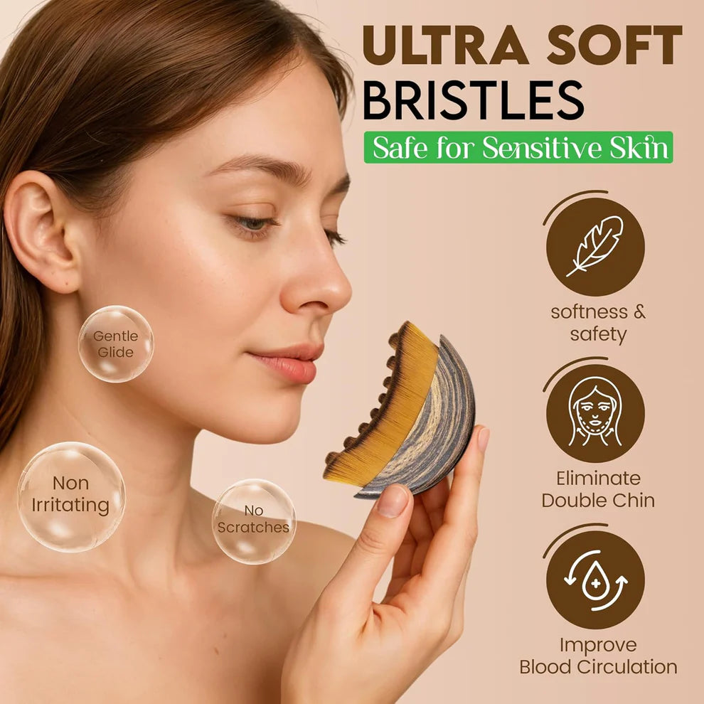 Nivara™ Lymphatic Contour Face Brush