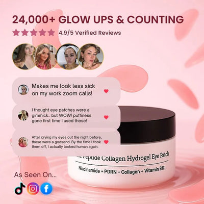 Peptide Collagen Hydrogel Eye Patches