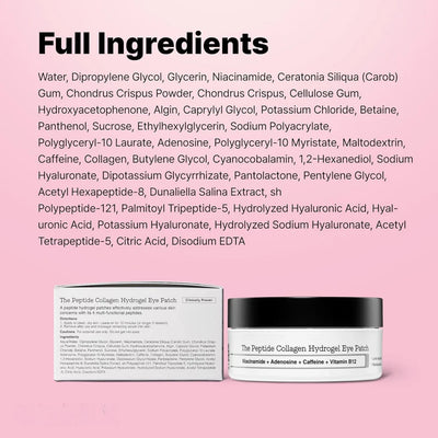 Peptide Collagen Hydrogel Eye Patches